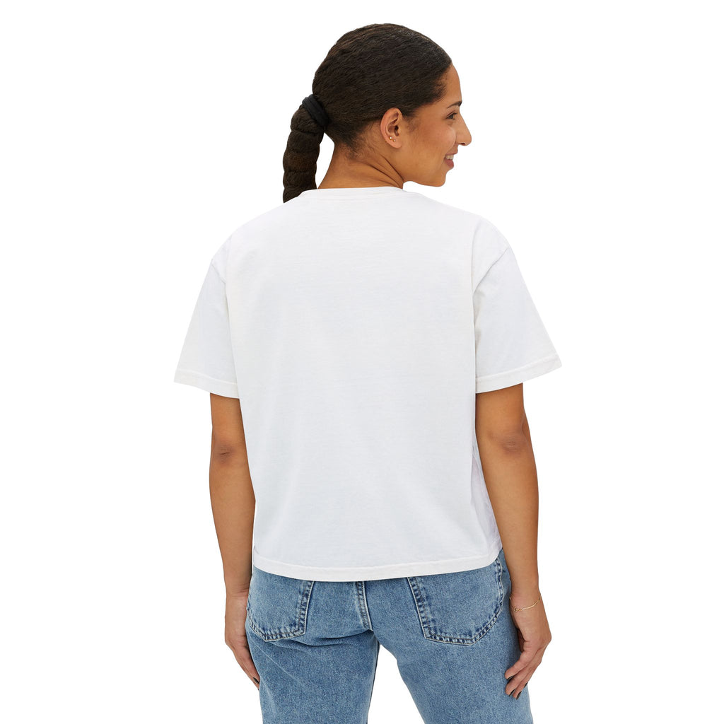 Good Witch Bad Bitch Women's Boxy Tee – Cute Witchy Graphic Crop Top