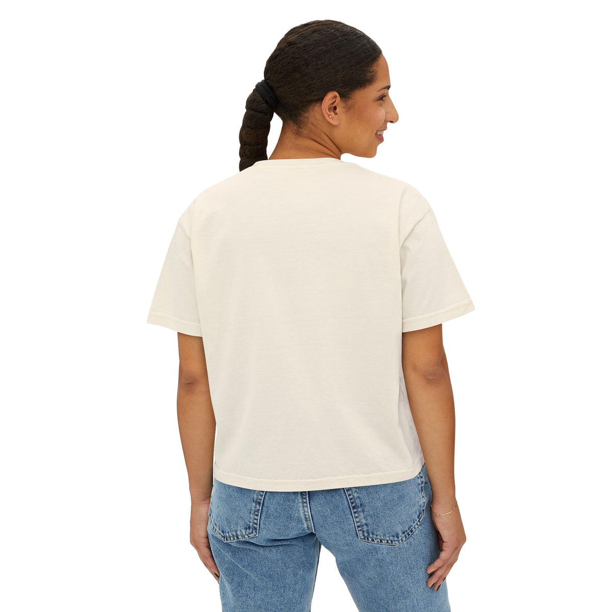 Good Witch Bad Bitch Women's Boxy Tee – Cute Witchy Graphic Crop Top