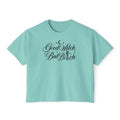 Good Witch Bad Bitch Women's Boxy Tee – Cute Witchy Graphic Crop Top