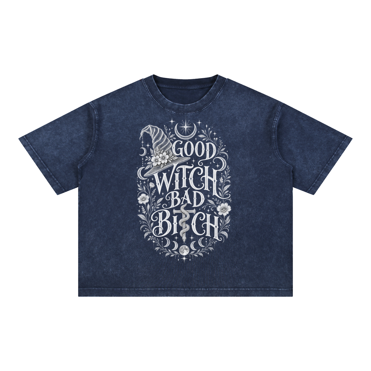 Mineral Wash Boxy Cotton T-Shirt